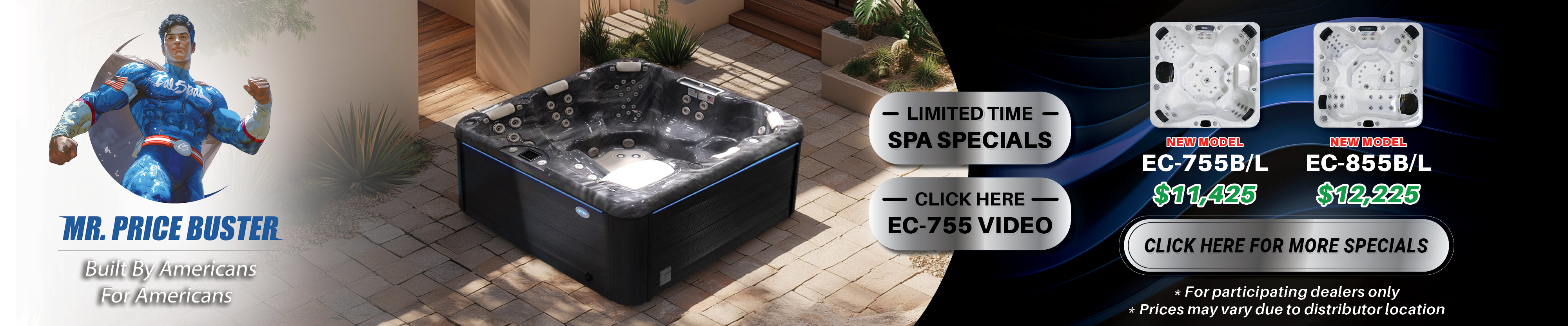Calspas hot tub being used in a family setting - Owens Cross Roads