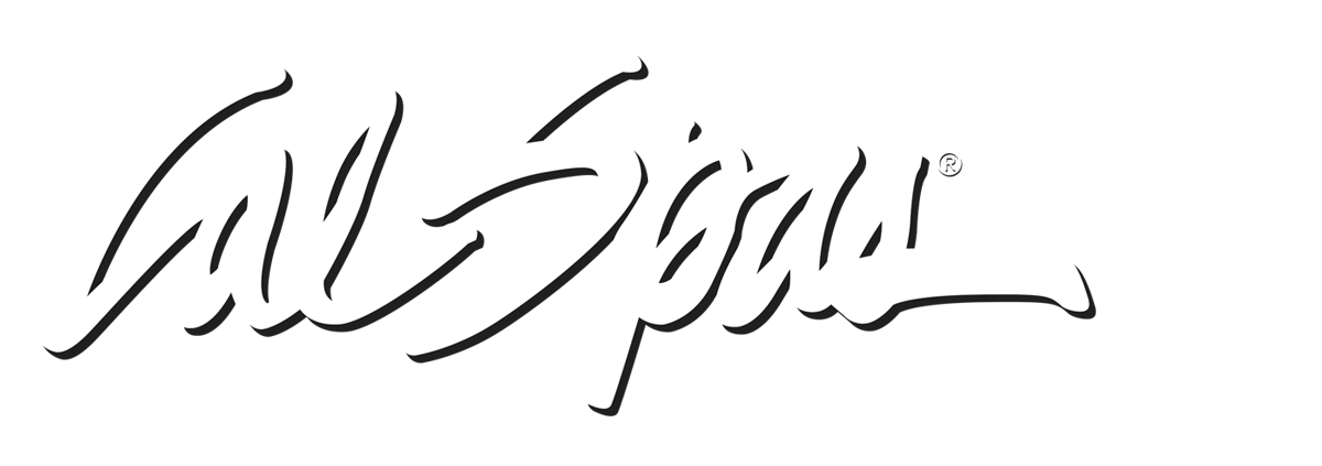 Calspas White logo hot tubs spas for sale Owens Cross Roads
